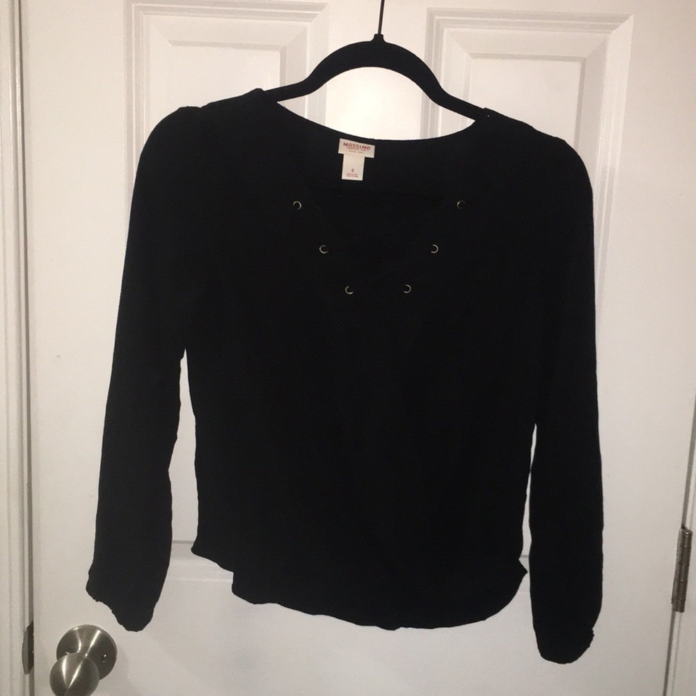 Black corset top